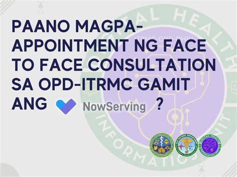opd online appointment itrmc san fernando la union|OPD APPOINTMENT .